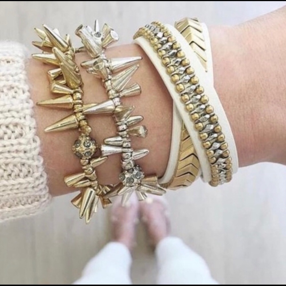 Stella and Dot leather wrap bracelet
